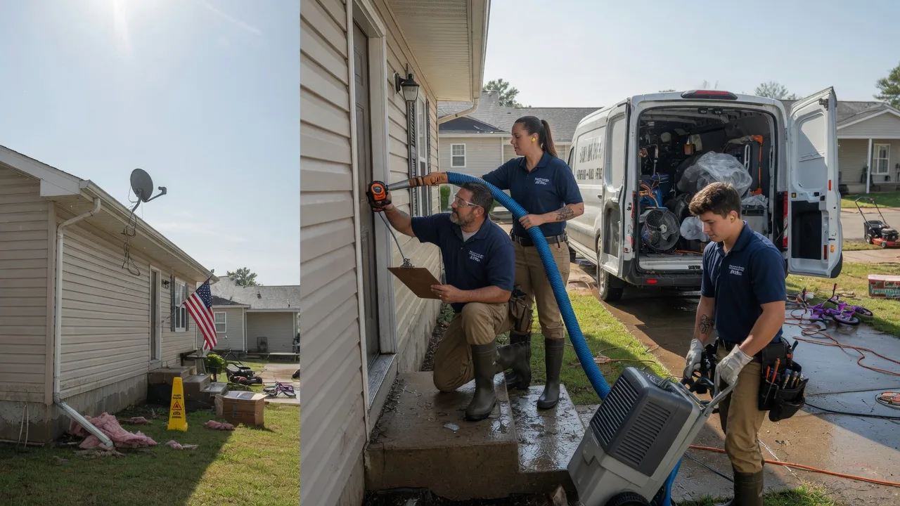 Ceiling Water Damage Restoration in Milton, IL near me